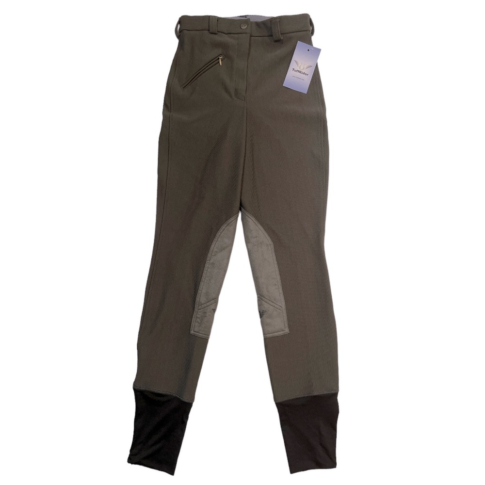 TuffRider Ribb Knee Patch Breeches - Picture 3 of 16